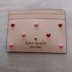 kate spade ハートモチーフ カードケース