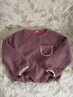 【ＫＰ】ニットプランナー 薄紫 ボア トレーナー 140cm