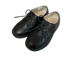 ブランシェス　ブラックフォーマルシューズ レースアップ　18cm