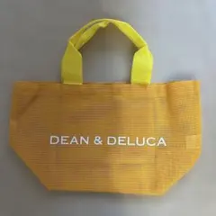 DEAN & DELUCA イエローメッシュトートバッグ　Sサイズ