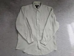 【希少】ブルックスブラザーズ アイリッシュリネン セージグリーン L 香港製