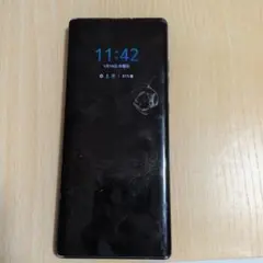 LG WING ブラック 両面ひび割れありのサムネイル