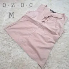 【オゾック】リボンタンクトップ／サイドたチャック／コットン／ワールド／38