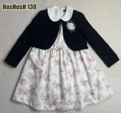 未使用級♡ハッシュアッシュ♡セレモニー♡花柄♡3点セット♡ワンピース♡130