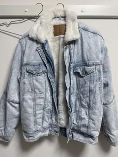 アメリカンイーグル　デニム　ボアジャケット　レディース　Sサイズ