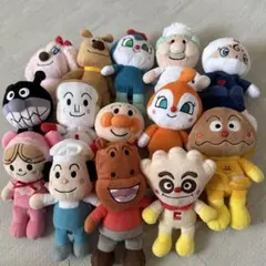 アンパンマンキャラクターぬいぐるみ14体セット