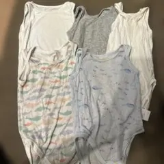 ベビー肌着 5点セット メッシュ　ユニクロ　ロンパース