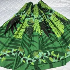 フラダンス スカート トロピカル葉柄　avivare