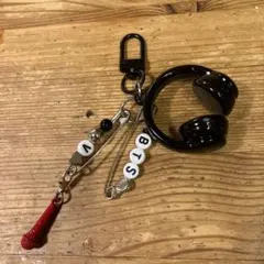 テテ匂わせチャーム　ハンドメイドキーホルダー