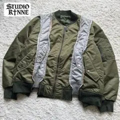 再構築 変形 襤褸 ドッキング MA-1 ボンバージャケット フライトジャケット