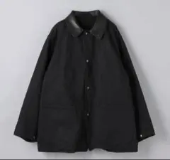 新品未使用　COMOLI 25SS デニムワークジャケット　黒　サイズ2 COMOLI デニム/レザー ワークジャケット BLACK SIZE2