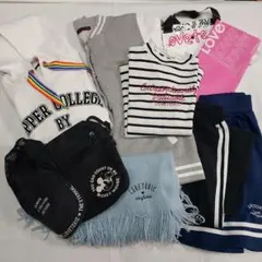 LOVETOXIC+ZIDDYまとめ売り11点セット150㎝服マフラーバッグ帽子