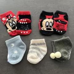 ベビー靴下セット ミニーマウス ミッキーマウス