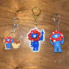 ミャクミャク　キーホルダー　3点セット