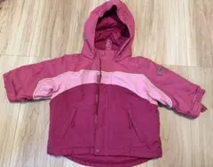 フード付きカラーブロックジャケット　12m