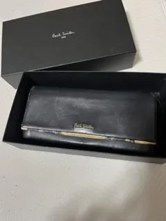 【値下げ中】Paul Smith 長財布 ブラック 箱付きのサムネイル