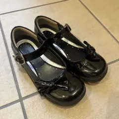 TOPVALU ブラック フォーマルシューズ 20.0cm 19.5cm中敷入