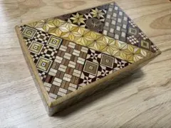 箱根寄木細工 幾何学模様収納ボックス - メルカリ