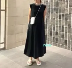 ユナイテッドアローズ　ノースリーブ　ワンピース　ロング　スカート　カットソー