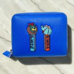 PEZ perche ear コラボジャバラ二つ折り財布 財布 ブルー イア 青のサムネイル