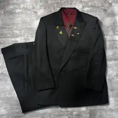 【5点セット】 ダブルスーツ×セリーヌネクタイ セットアップ シャツ ピンズ