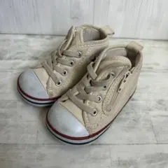 オールスター　コンバース　スニーカー　ベビーシューズ　ベージュ　12.5cm