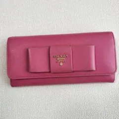 PRADA サフィアーノ リボン 長財布