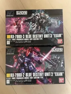 HG RX-79BD-1&2 ブルーデスティニー EXAM - メルカリ