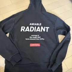 160 LOVETOXIC ブラック パーカー Lサイズ バックプリント