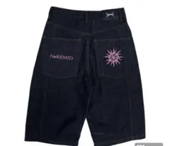 NoReMID ダークデニムパンツ RIGID SUPER BAGGY DENIM – BLACK – NOREMID