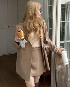 ROYALPARTY BOXY2wayジャケット キャメル