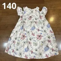 Bee des Bee 花柄 ワンピース 140のサムネイル