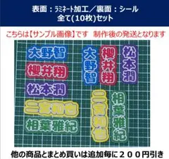 大野智 櫻井翔 相葉雅紀 二宮和也 松本潤　ミニ　名前　ステッカーシール　嵐