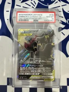 ブラッキー&ダークライgx rr psa10