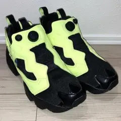 良品 27.5cm REEBOK PUMP FURY OG NM 蛍光 イエロー