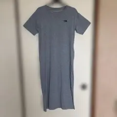 THE NORTH FACE グレー カットソーワンピース 半袖　Lサイズ