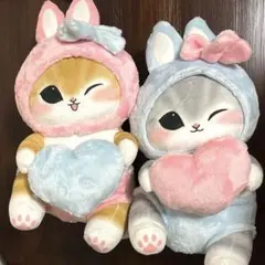 【新品】mofusand うさにゃんbigぬいぐるみ（2種セット）