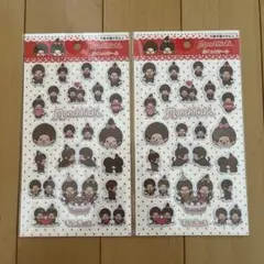 モンチッチ プクっとシール ２点セット セリア キャンドゥ