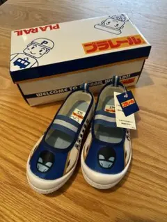 【新品未使用タグ付き】プラレール 上履き 16.0cm 電車デザイン