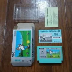ゴルフ　箱説付き　任天堂ファミコンソフト
