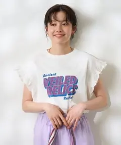 フリークスストア　ピグメント ロゴフリルノースリーブTシャツのサムネイル