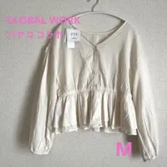【未使用】GLOBAL WORK BYK コラボ 長袖ブラウス M 人気‼︎