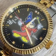 【新品未使用】レア★ディズニー　ファンタジア　ソーサラーミッキー　腕時計 ファンタジア 腕時計 ミッキー ミッキーマウス ソーサラー