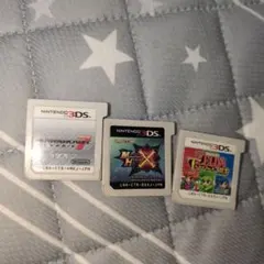 マリオカート7、モンスターハンタークロス、トライフォース三銃士 未初期化