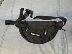 Supreme ブラック ウエストポーチ