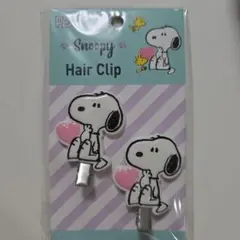 封筒発送価格！ PEANUTS スヌーピー ヘアクリップ 2個セット