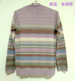 WEATHERCOCK ストライプニットセーター 新品　レディース　薄手セーター