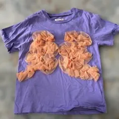 MARK'S 紫 フリル Tシャツ