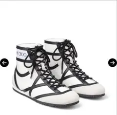【美品】JIMMY CHOO Kato Hi/F White
