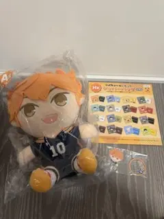 【3点セット】ハイキュー 日向翔陽 ぬいぐるみ ぬいもっち 一番くじ アクスタ